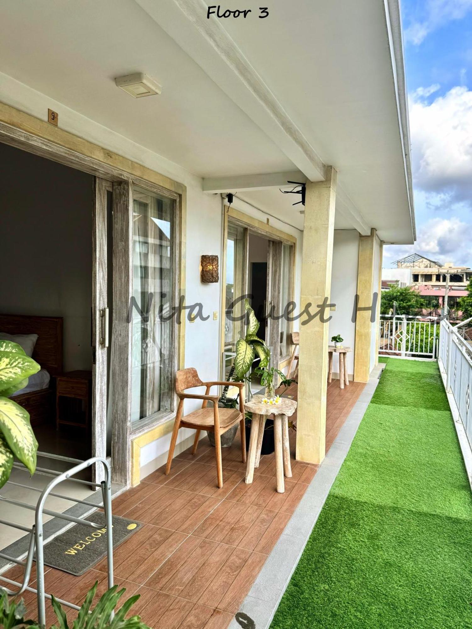 Nita Guest House Bali チャングー エクステリア 写真